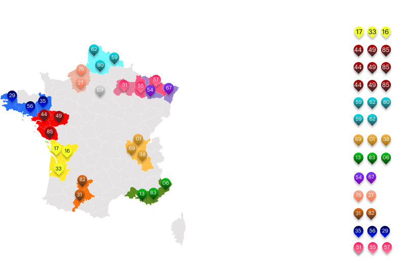 Map nationale